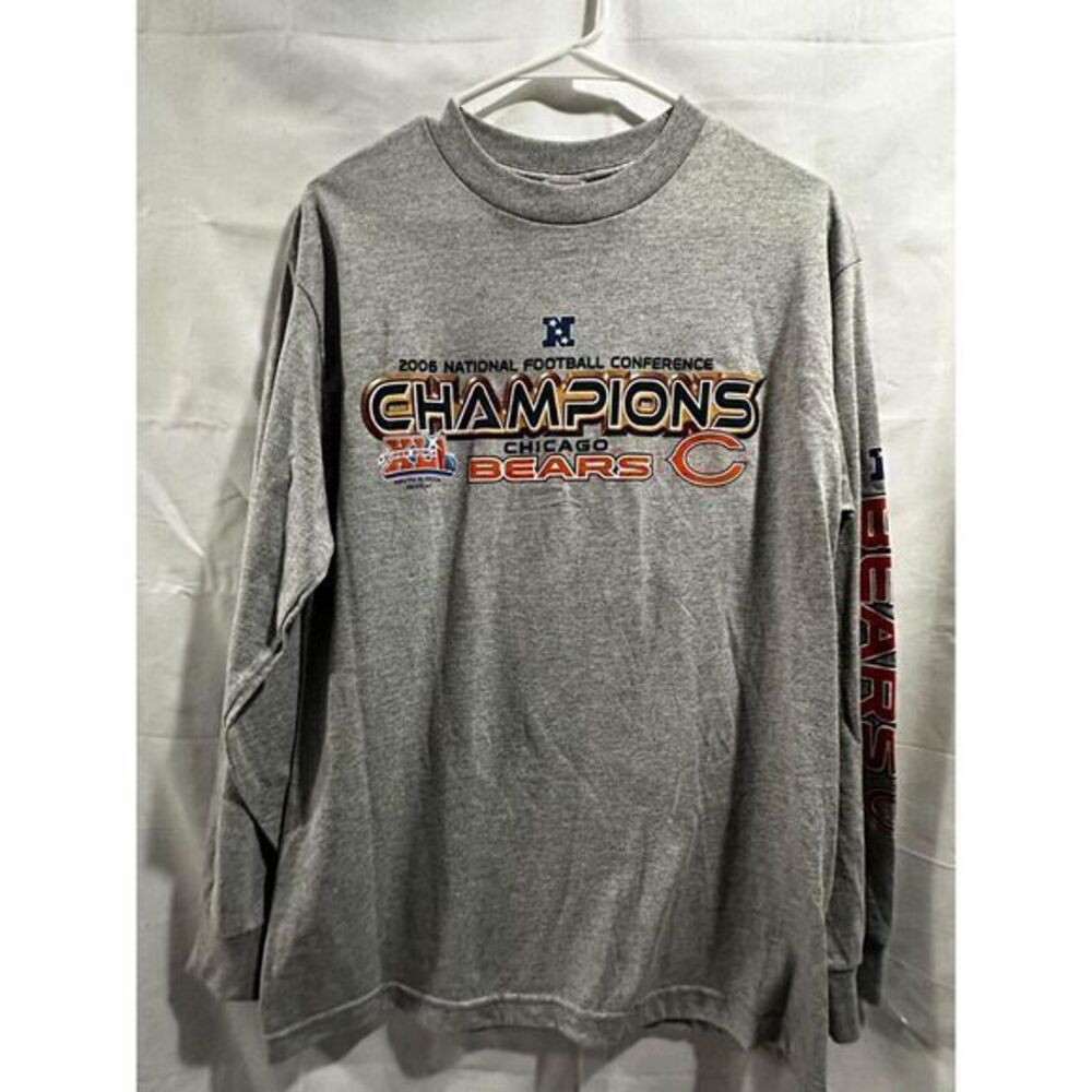 NFL Chicago Bears 2006 NFC North Champions Long Sleeve T-Shirt Size M